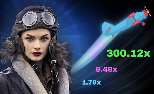 Multiplicadores de um jogo crash na Winkey Casino
